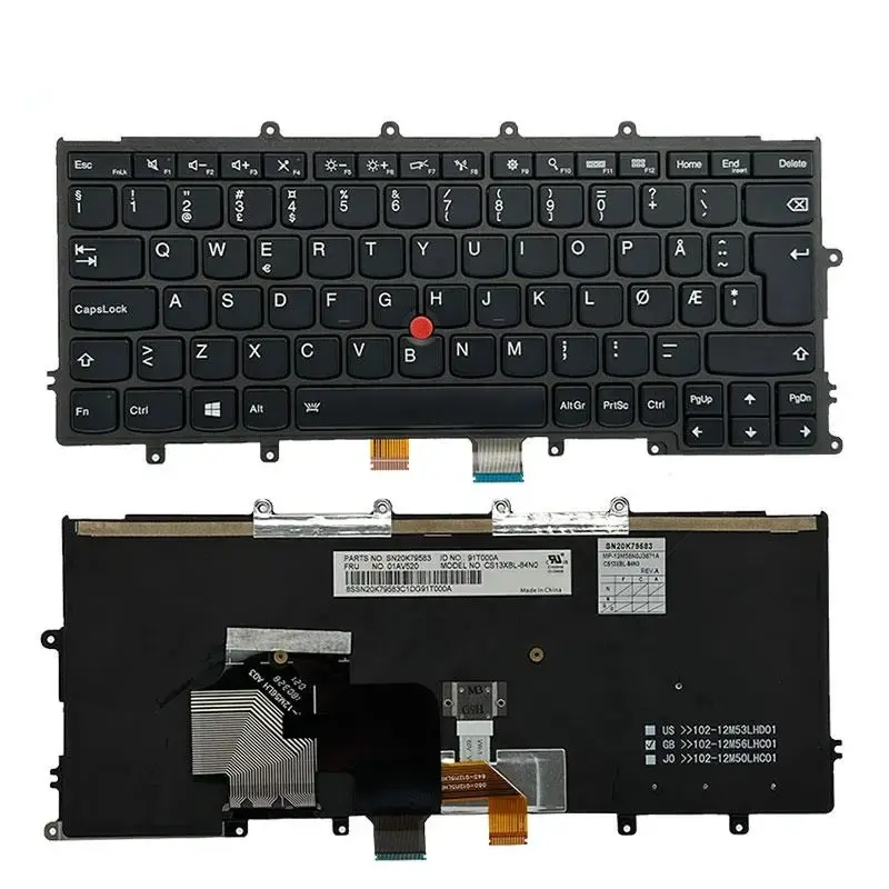 Lenovo ThinkPad Backlight Keyboard for X240-X270 2 Lenovo ThinkPad Backlight Keyboard for X240-X270 - Image 2