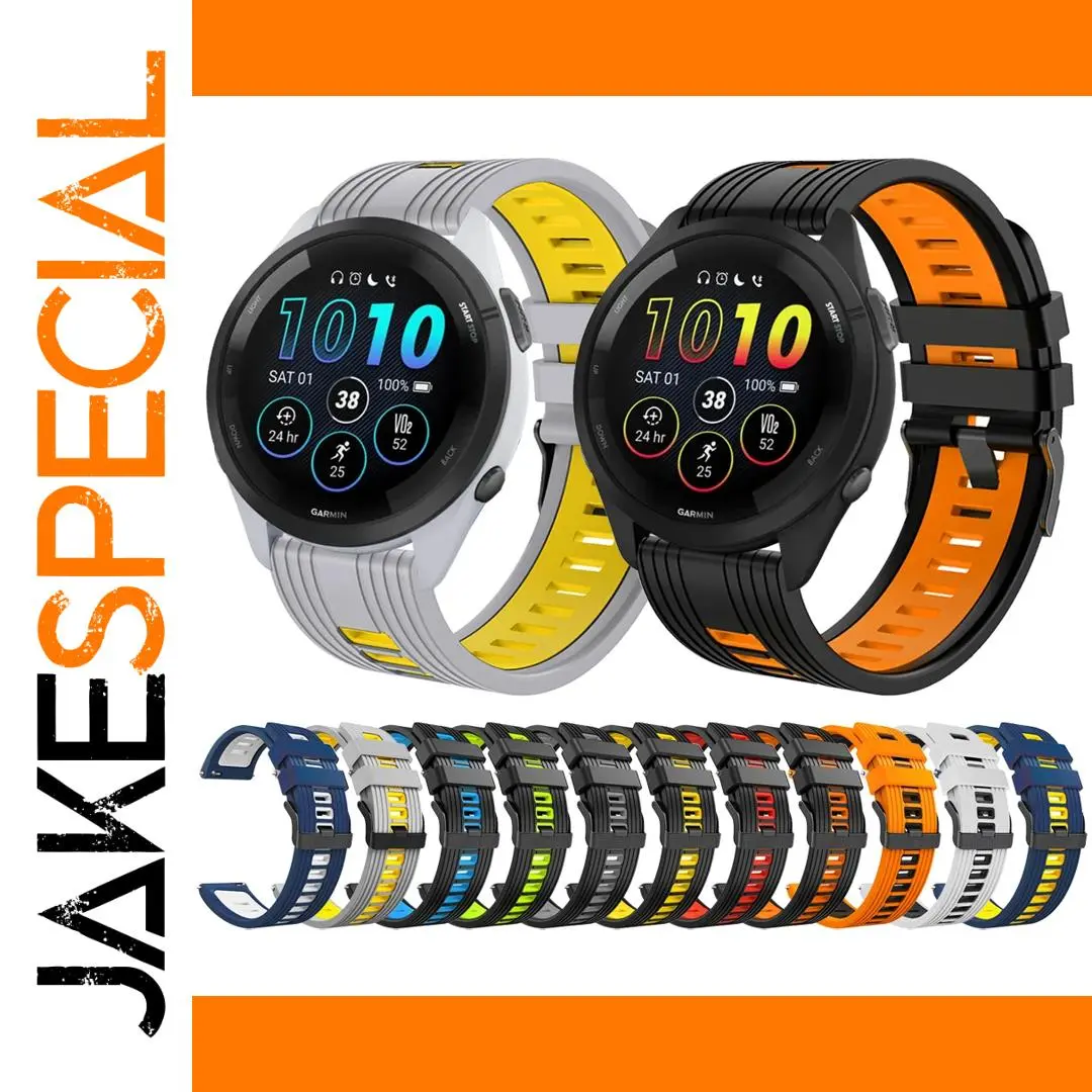 Silicone Strap for Garmin Forerunner 265 255 Music 1 Silicone Strap for Garmin Forerunner 265 255 Music