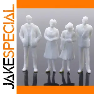 Unpainted O Scale Model Figures Set of 100