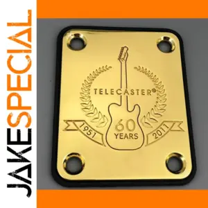 Telecaster 60th Anniversary Decorative Plate Gold