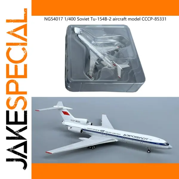 Soviet Tu-154B-2 Model CCCP-85331 1/400 Alloy