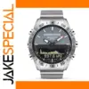 Men's Stainless Steel Digital Dive Watch