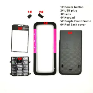 5310 XpressMusic Phone Front Back Housing Kit 9 7283fb91 contrasted