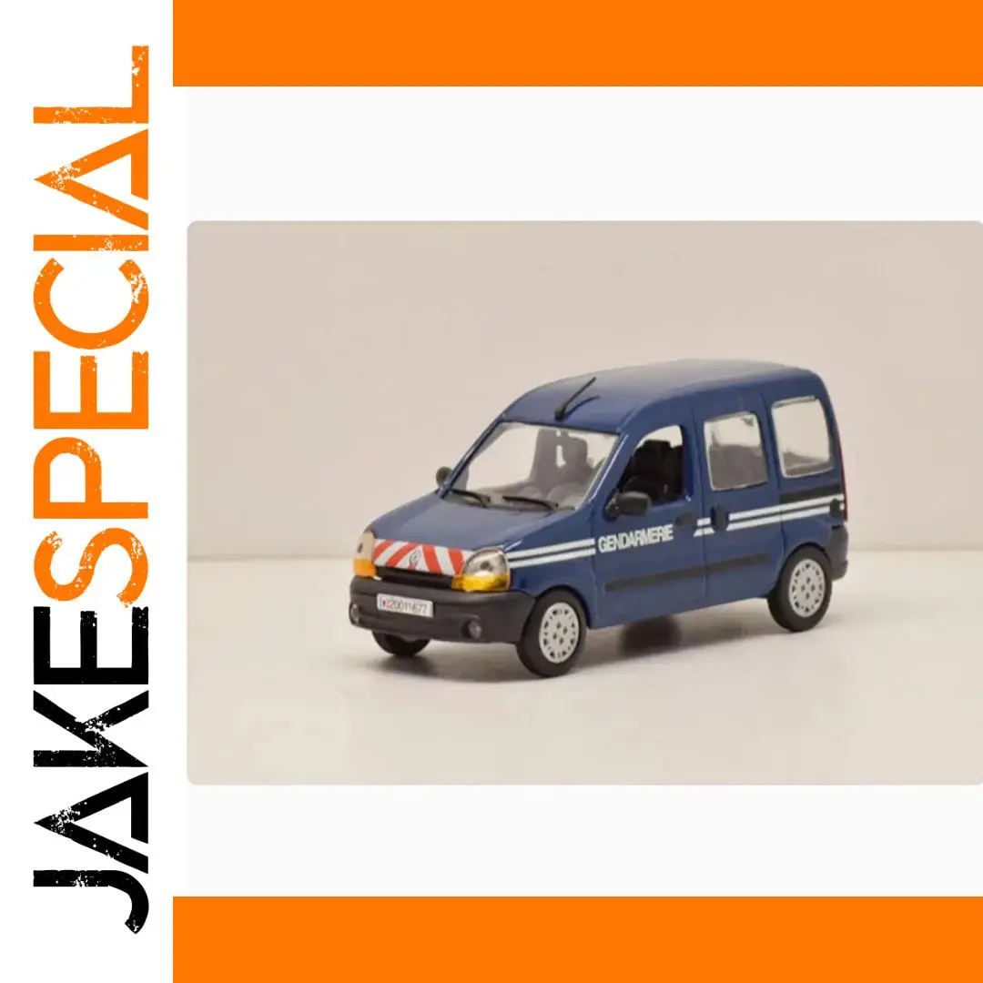 NOREV 1:43 Scale Blue Police Van Model 1 NOREV 1:43 Scale Blue Police Van Model
