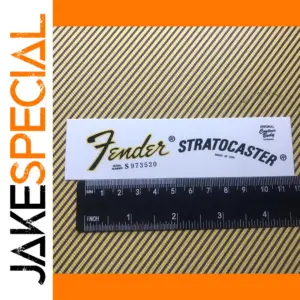 Fender Stratocaster Headstock Decal Set of 3
