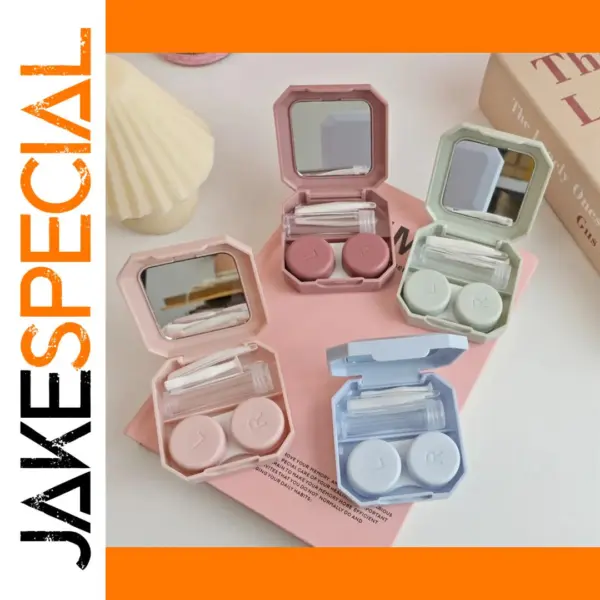 Candy Color Contact Lens Case Set for Travel