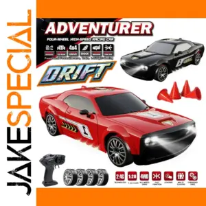 4WD High-Speed RC Drift Car with LED Lights