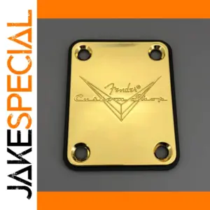 Gold Guitar Neck Plate for Customization