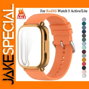Silicone Strap and Case for Xiaomi Redmi Watch 5 Series