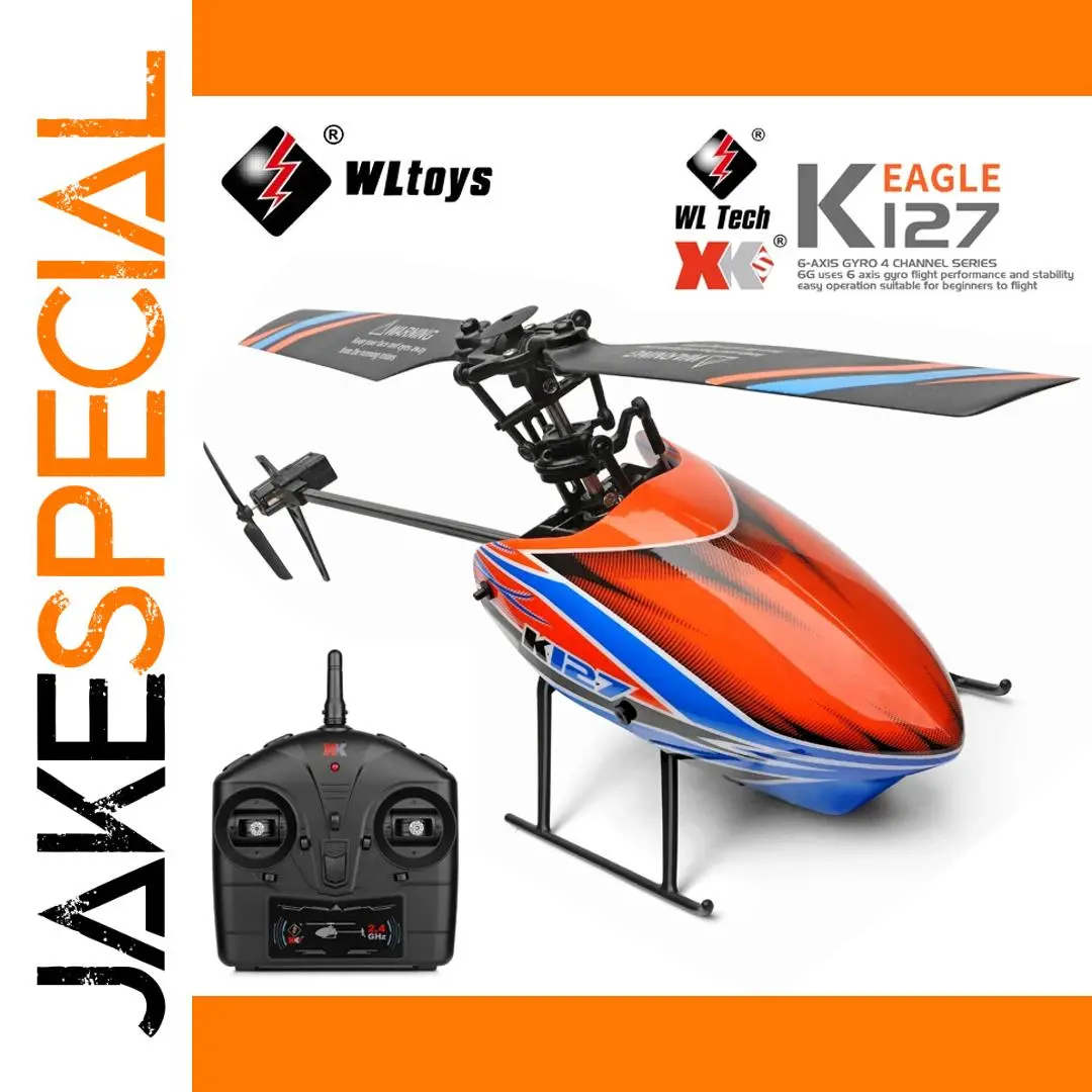 WLtoys K127 Mini RC Helicopter 4CH Gyro 1 WLtoys K127 Mini RC Helicopter 4CH Gyro
