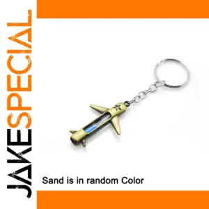 Metallic Assault Rifle Keychain 10-12 cm Long