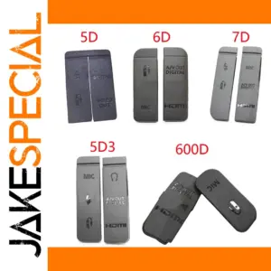 USB DC IN/VIDEO OUT Cover for Canon Cameras