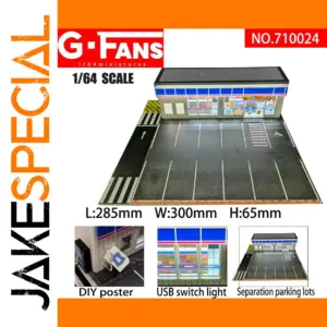 G-FANS 1:64 Scale Retail Building Model