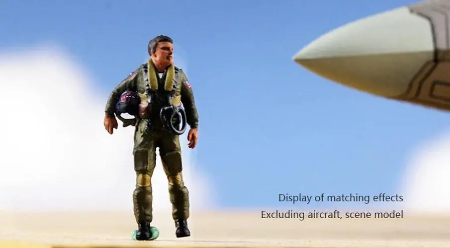 1/72 US Fighter Pilot Figurine Model 6 1/72 US Fighter Pilot Figurine Model - Image 6