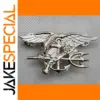 Silver US Navy SEAL Eagle Badge