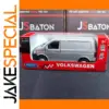 Welly 1:36 Metallic Silver VW Transporter Model