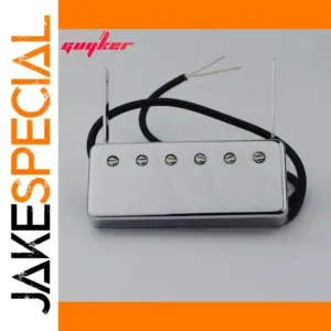 Chrome Single Coil Pickup for Jazz Guitar