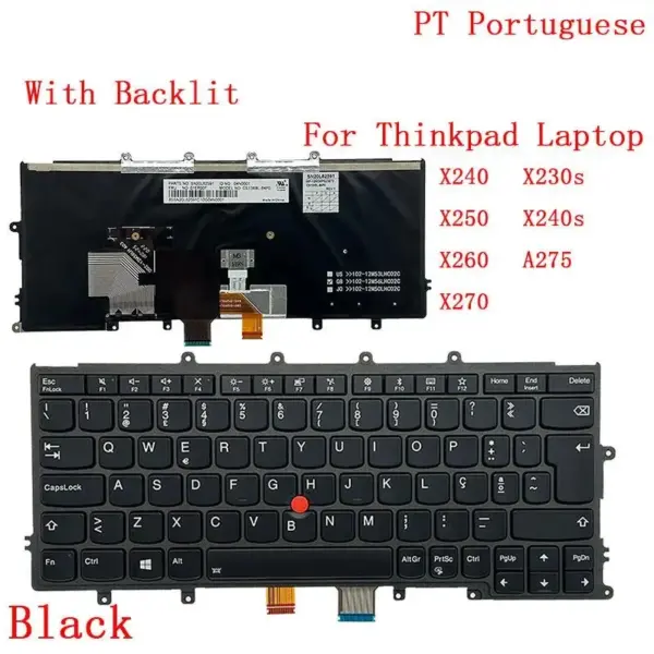 Lenovo ThinkPad Backlit Keyboard for X240 to X270 - Image 12
