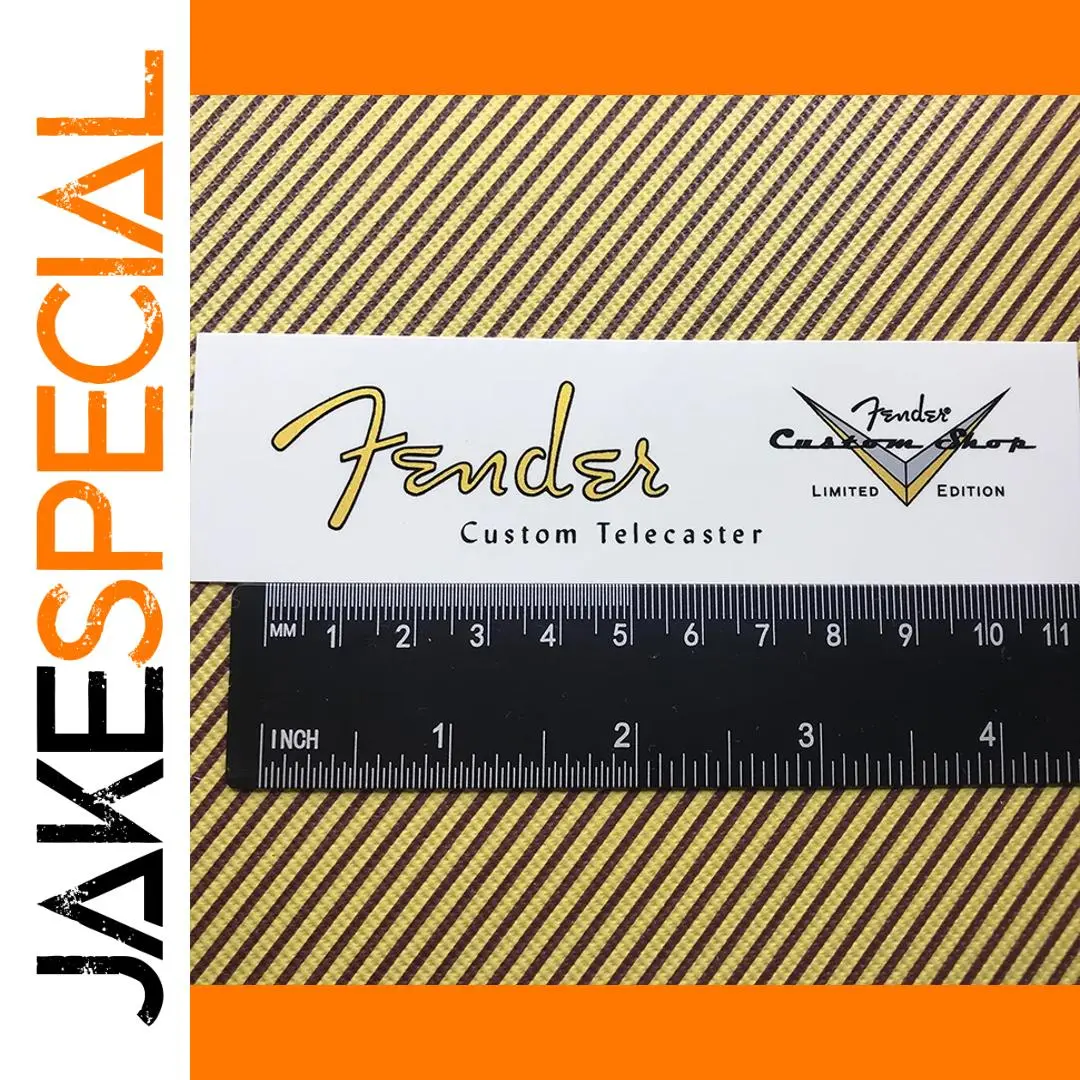 3Pcs Custom Guitar Headstock Decal Set 1 3Pcs Custom Guitar Headstock Decal Set