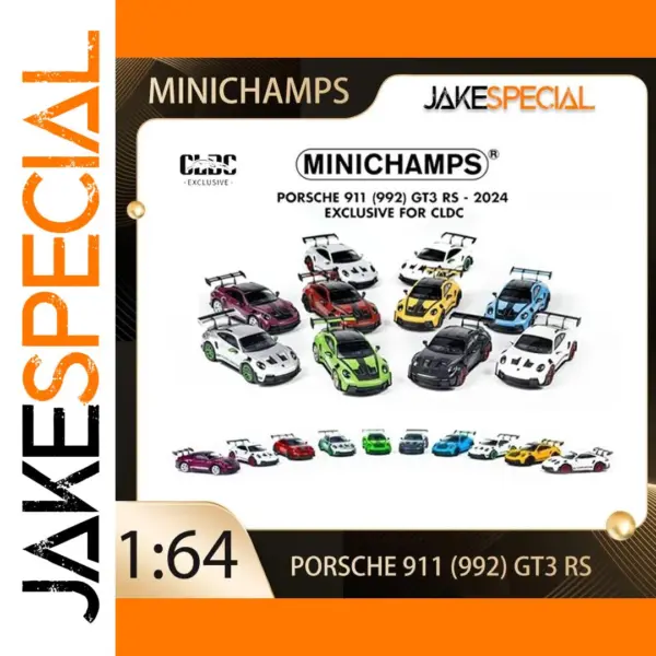 Minichamps 1:64 Porsche 911(992) GT3 RS Diecast Model