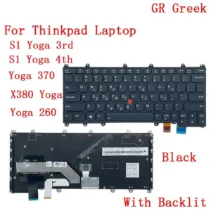 Backlit Keyboard for Lenovo ThinkPad Yoga 370 20 77267616 no logo