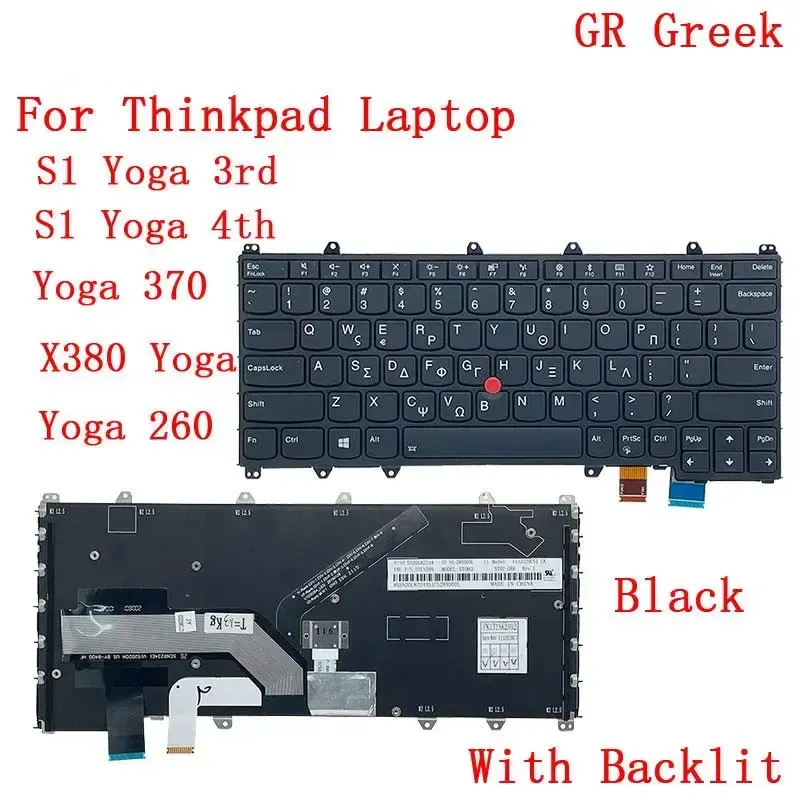 Backlit Keyboard for Lenovo ThinkPad Yoga 370 7 Backlit Keyboard for Lenovo ThinkPad Yoga 370 - Image 7