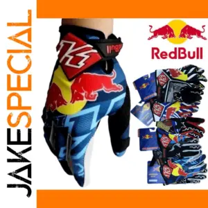 Red Bull Full Finger Cycling Gloves Set