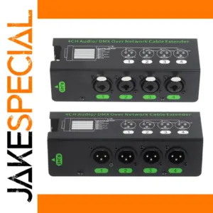 4-Channel RJ45 Ethercon Cable Extender for Sound Quality