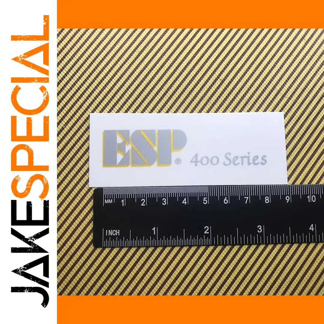 ESP 400 Series Guitar Headstock Decal - Set of 3 1 ESP 400 Series Guitar Headstock Decal - Set of 3