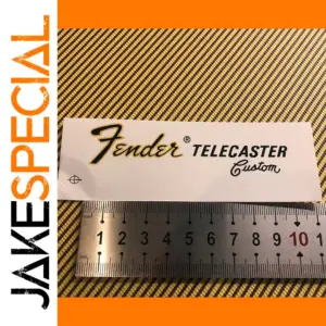 Fender Telecaster Custom Headstock Decal Set 3pcs