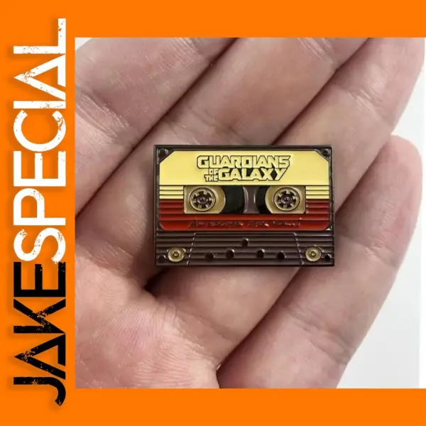 Retro Enamel Music Badge Pin for Backpacks