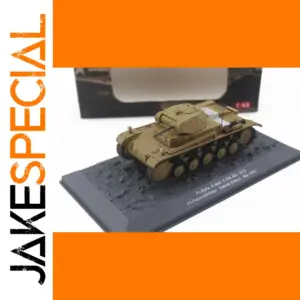 Diecast 1/43 Pz.Kpfw.II Ausf.C Tank Model