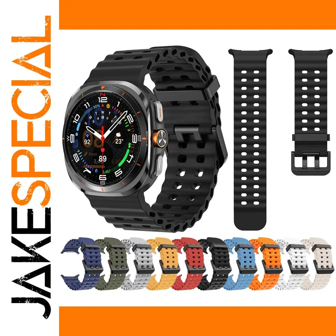 No Gaps Silicone Strap for Galaxy Watch Ultra 47mm 1 No Gaps Silicone Strap for Galaxy Watch Ultra 47mm