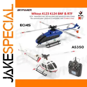 WLtoys XK K123 K124 RC Helicopter RTF 6CH