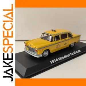Green 1/43 Scale Checker Taxi Model 1974