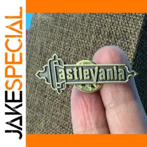 Castlevania Logo Enamel Pin for RPG Fans
