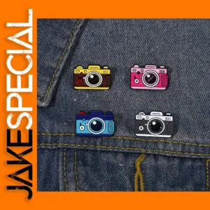 Cute Camera Enamel Lapel Pin for Photographers
