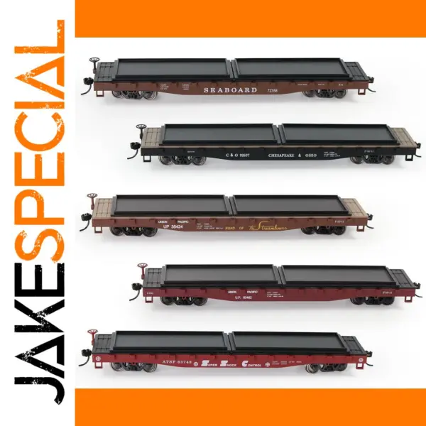 Evemodel HO Scale 52ft Flat Car C8741
