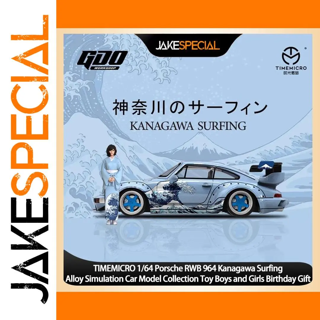TIMEMICRO 1/64 Porsche RWB 964 Model Car 1 TIMEMICRO 1/64 Porsche RWB 964 Model Car