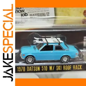 1970 Datsun 510 Diecast Model with Ski Rack