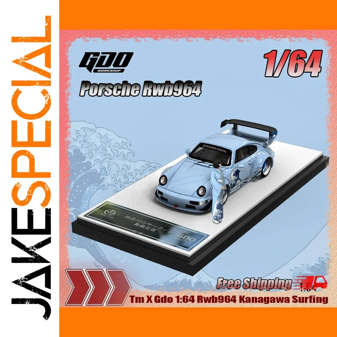 RWB964 Kanagawa Surfing Miniature Car Model 1 RWB964 Kanagawa Surfing Miniature Car Model
