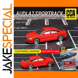 Red Audi A7 Sportback Die-Cast Model 1:64