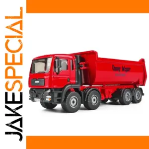 Red Tipping Wagon Truck Model by Kaidwei