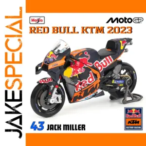 Maisto 1:18 Red Bull KTM Racing Bike Model