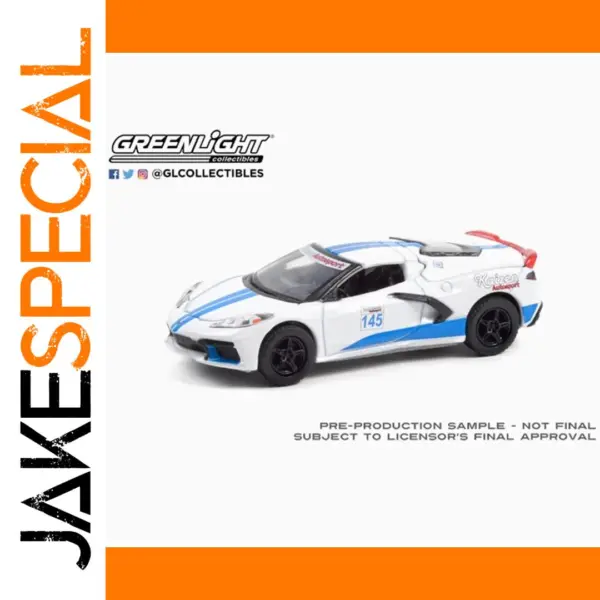 1/64 Scale Chevrolet Corvette C8 Diecast Model