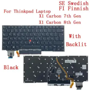 Backlit Keyboard for Lenovo ThinkPad X1 Carbon 7th-8th Gen 26 7b0963fc no logo