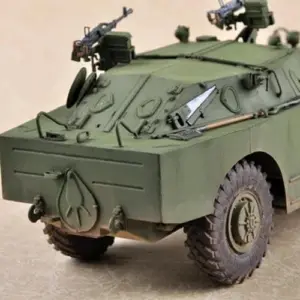 Russian BRDM-1 Scout Vehicle Model Kit 1:35 40 7b0a4592 upscaled