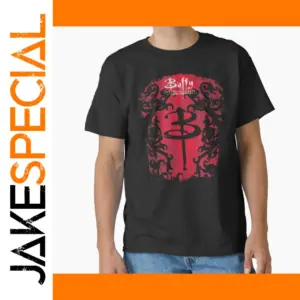 Vintage Buffy Vampire Slayer Horror T-Shirt for Men