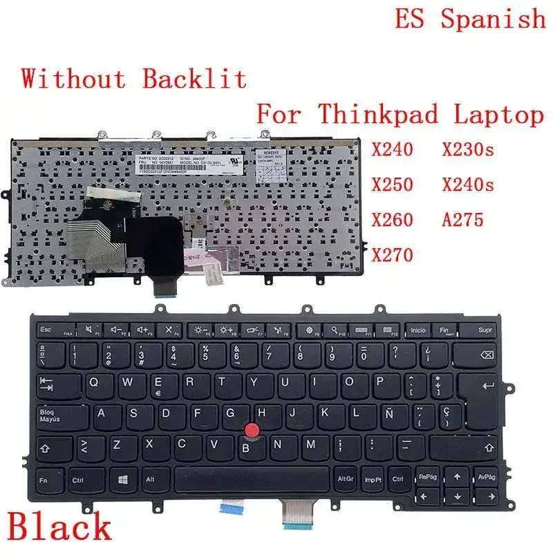 Latin Spanish Backlit Keyboard for Lenovo ThinkPad X270 10 Latin Spanish Backlit Keyboard for Lenovo ThinkPad X270 - Image 10