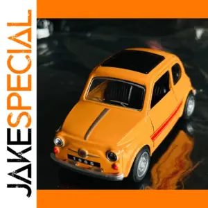 Retro Children's Diecast Car Model for Decor